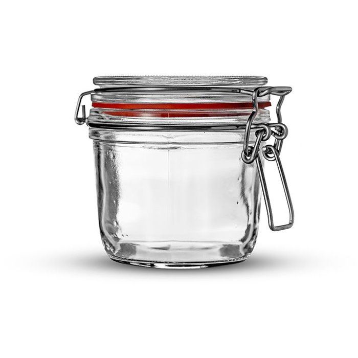 Jars with Lids - LE PRATIQUE - 7373 - 200 ml - Ø70 mm - Pack of 6