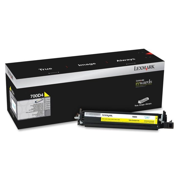 LEXMARK Develop - 700D4 - 40.000 pages - Pack of 1 - Yellow