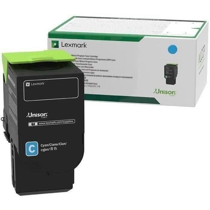 LEXMARK Lexmark Toner Cartridge - Cyan - Laser - Long Yield - 3500 Pgs