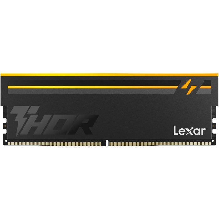 Memory Module - LEXAR THOR 2.0 - DDR5 6000 - CL38 1.3 V - 32 GB (2x 16 GB) - Heat Sink + RGB - Black