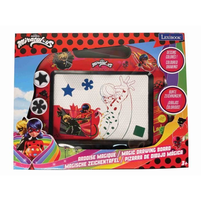 Magic Slate - LEXIBOOK - Miraculous - A5 Format - Red - For Children