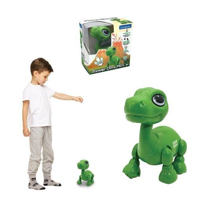 Power Puppy Mini - Dinosaur Robot with Light and Sound Effects, Hand Clap Control, Repeat