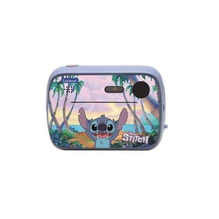 LEXIBOOK- Starcam photo + video Stitch instant camera - Two 1.3 MP sensors - 2-inch LCD screen flash included - Blue