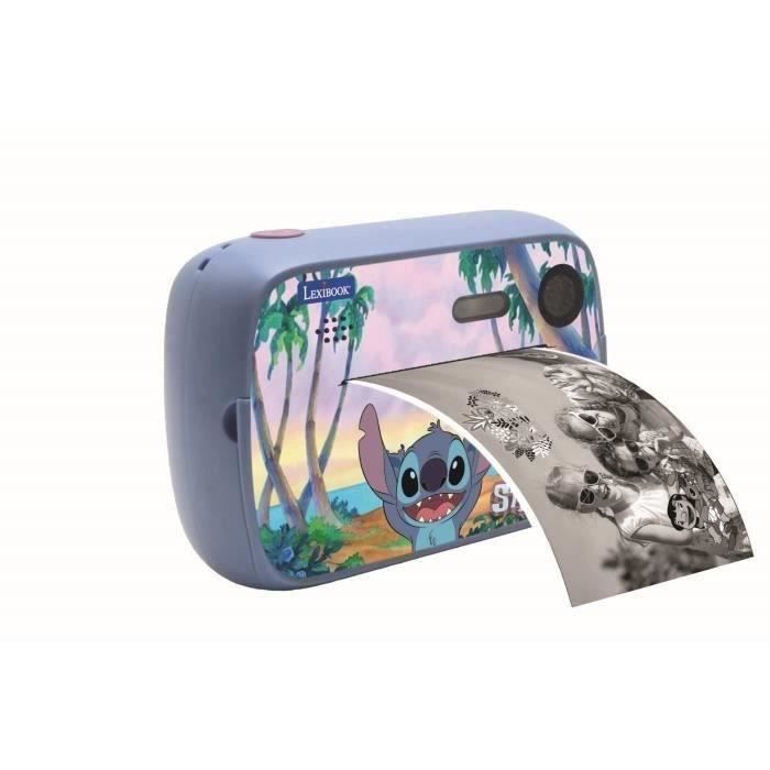LEXIBOOK- Starcam photo + video Stitch instant camera - Two 1.3 MP sensors - 2-inch LCD screen flash included - Blue