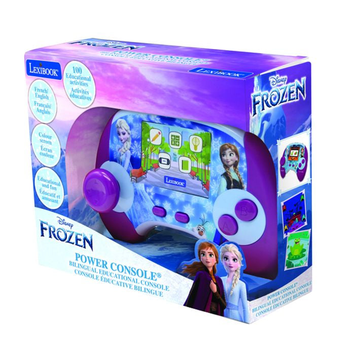 LEXIBOOK - Bilingual French/English educational console - Frozen 2.8 inch LCD screen - Purple - JCG100DPi1