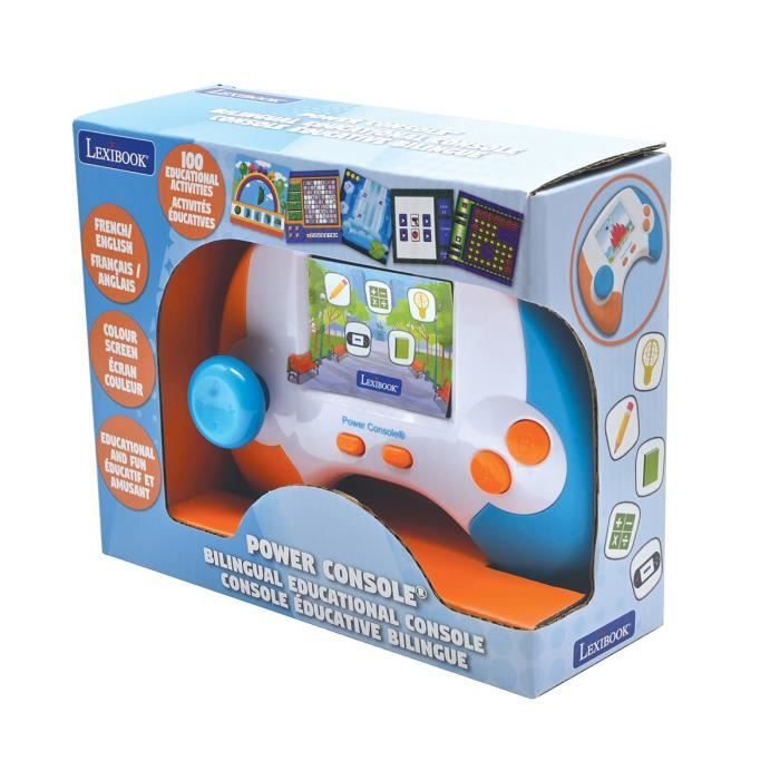 LEXIBOOK - French/English bilingual educational console - With 2.8 inch LCD screen - orange/blue -JCG100DPi1