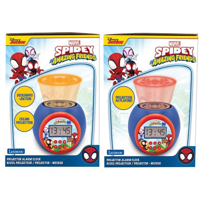 Spidey and His Amazing Friends Projector Alarm Clock