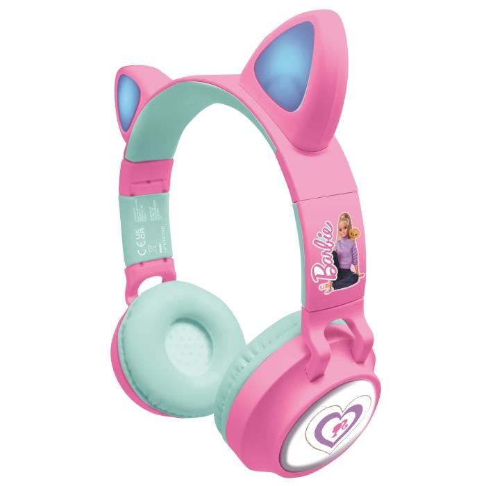 Barbie Bluetooth Headphones with Light Effects