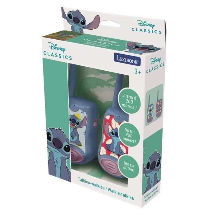 Disney Stitch Walkie Talkies - LEXIBOOK - Range 200m - Blue