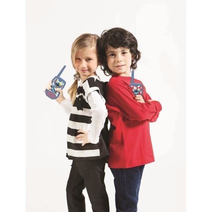 Disney Stitch Walkie Talkies - LEXIBOOK - Range 200m - Blue