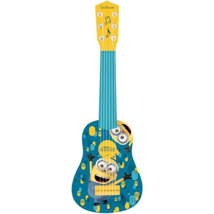 LEXIBOOK - MINIONS - Children's Acoustic Guitar - Height 53 cm