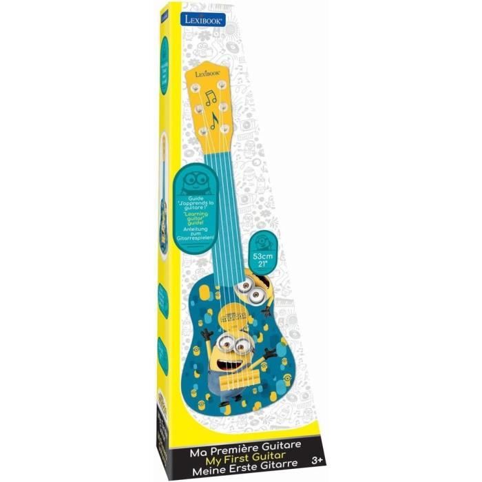LEXIBOOK - MINIONS - Children's Acoustic Guitar - Height 53 cm