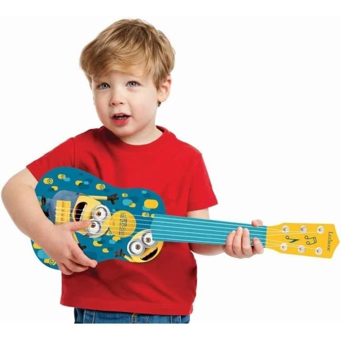 LEXIBOOK - MINIONS - Children's Acoustic Guitar - Height 53 cm