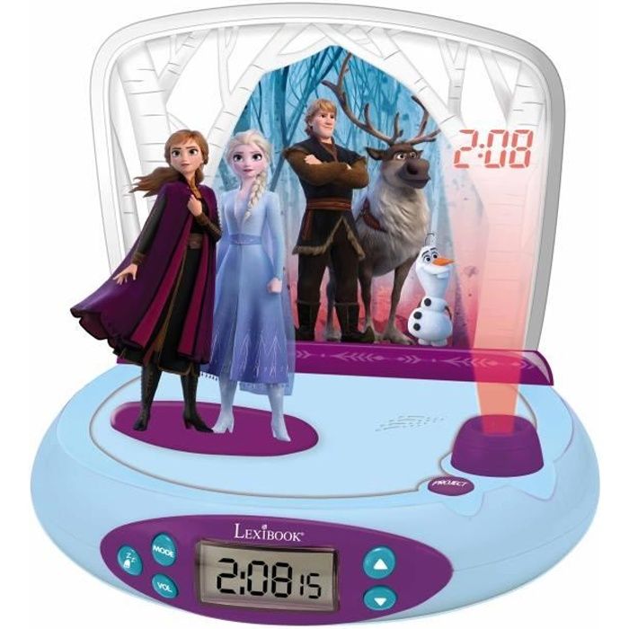 LEXIBOOK Frozen 2 - Projector alarm clock with sounds - RP510FZ