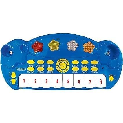 Lexibook - Electronic drum set for children - Luminous - Complete with keyboard, cymbals and stool - From 3 years old
