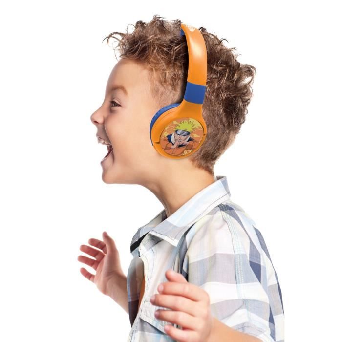 Naruto Comfortable and Foldable 2 in 1 Bluetooth and Wired Headset with Sound Limiting