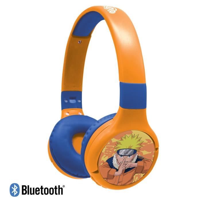 Naruto Comfortable and Foldable 2 in 1 Bluetooth and Wired Headset with Sound Limiting