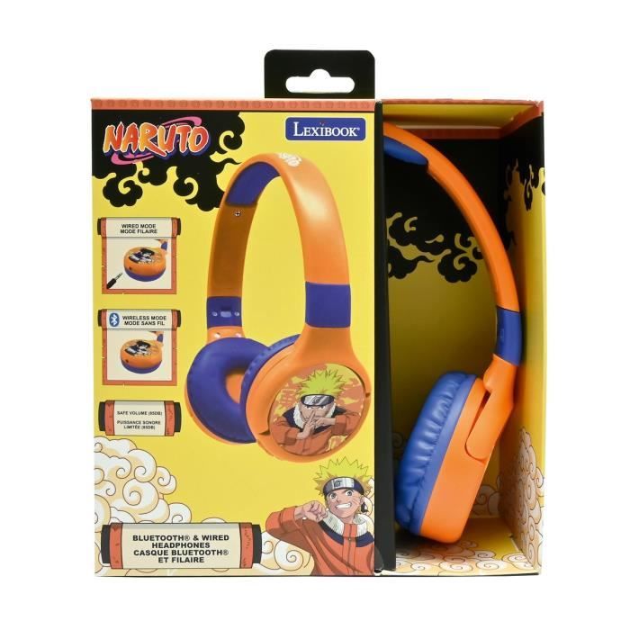 Naruto Comfortable and Foldable 2 in 1 Bluetooth and Wired Headset with Sound Limiting