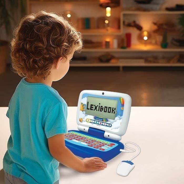 Bilingual FR/EN talking educational laptop for a total of 40 activities divided into 6 categories