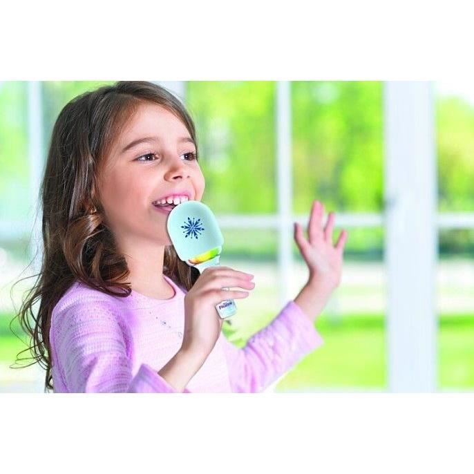Lexibook - Frozen Karaoke Microphone - 3 modes and 4 voice effects - USB-C charging - Wireless Bluetooth