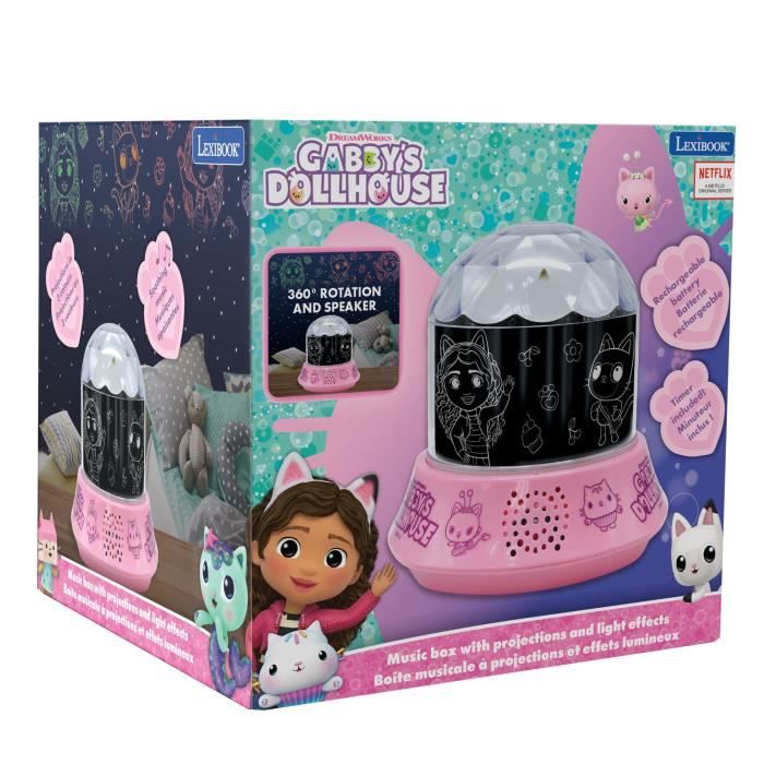 Gabby and the Magic House night light with speaker, projections, and melodies included.