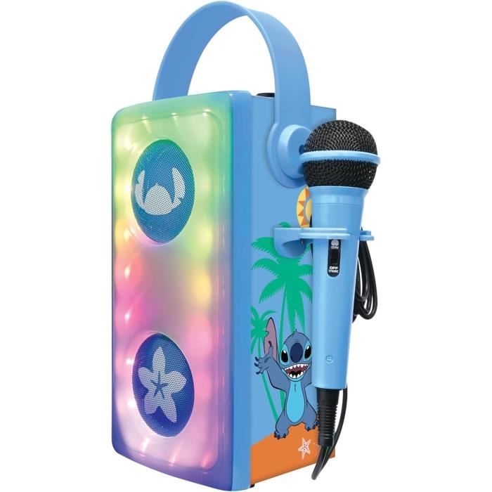 Powerful Stitch Light-Up Bluetooth Speaker with Mic