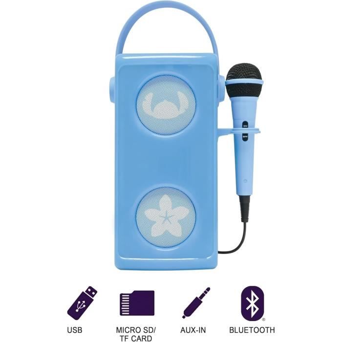 Powerful Stitch Light-Up Bluetooth Speaker with Mic