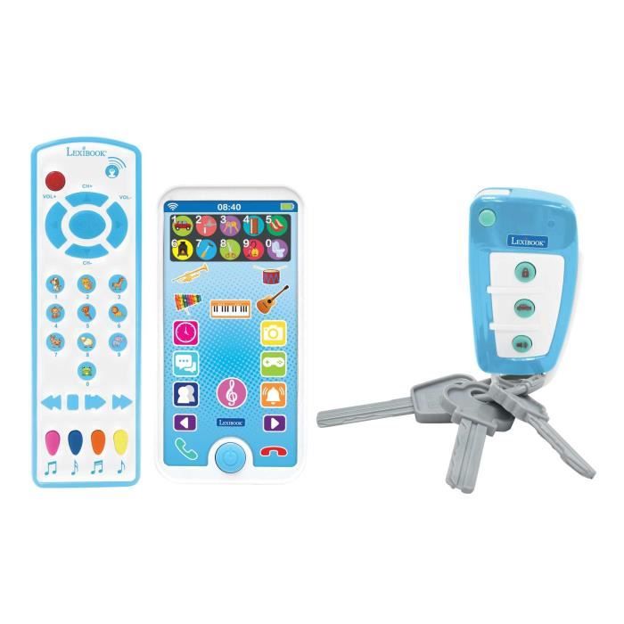 Portable, remote control and educational keychain
