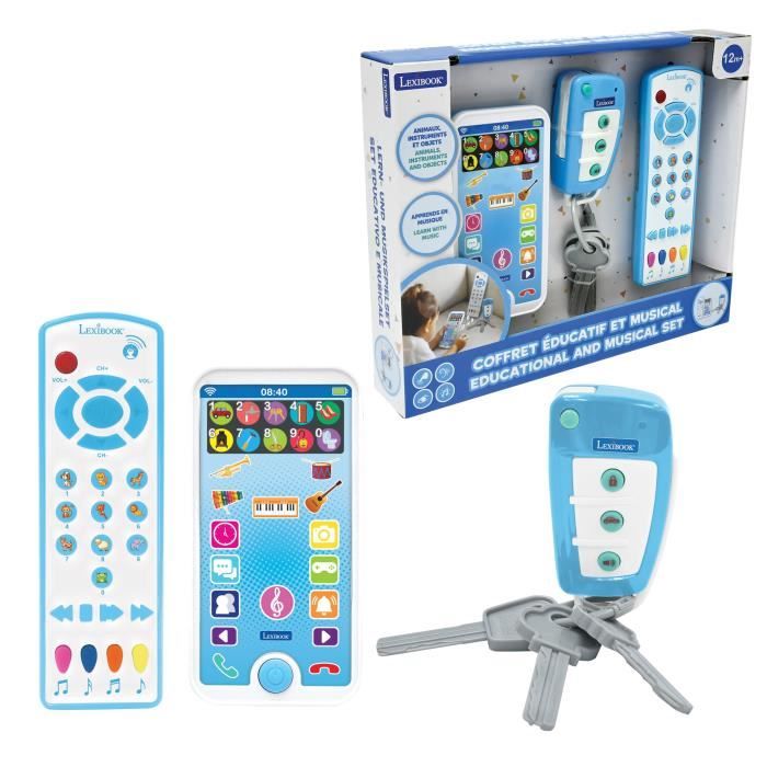 Portable, remote control and educational keychain