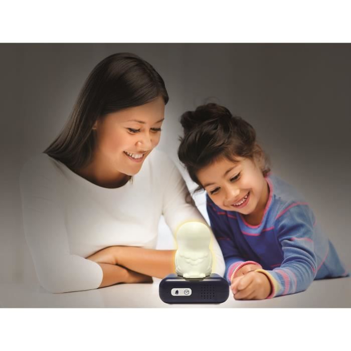 LEXIBOOK Digital Night Light Alarm Clock - Hedwig - 3D Light and Sound - Children's