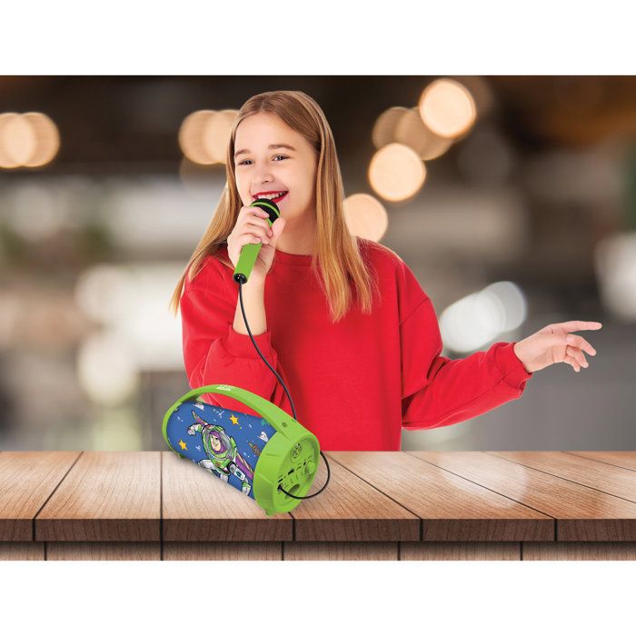 Bluetooth Speaker - Lexibook - Toy Story - Stitch Snow Globe - Blue - USB-C Rechargeable - Decorative Design