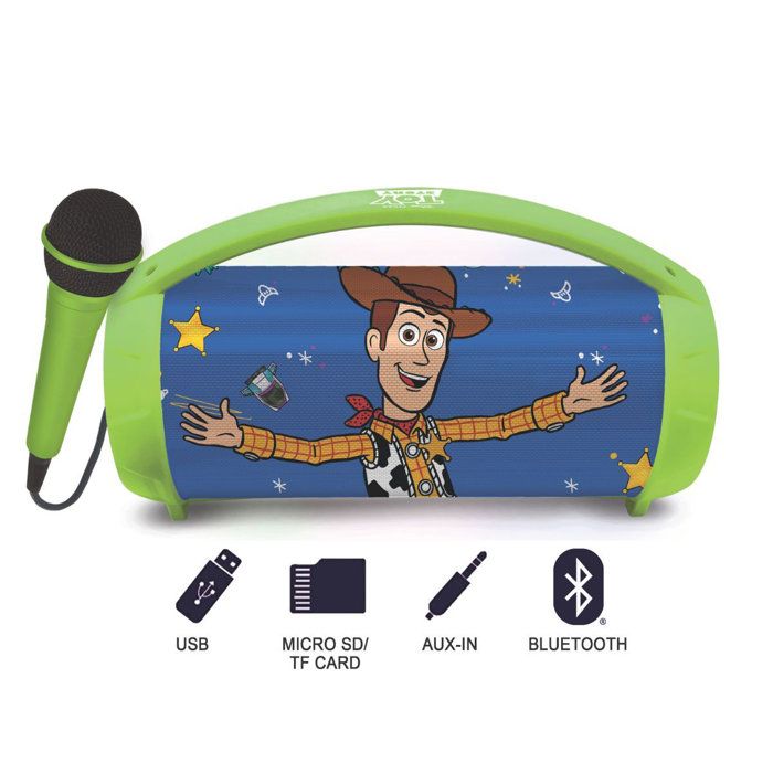 Bluetooth Speaker - Lexibook - Toy Story - Stitch Snow Globe - Blue - USB-C Rechargeable - Decorative Design