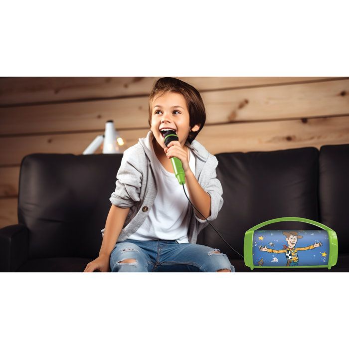 Bluetooth Speaker - Lexibook - Toy Story - Stitch Snow Globe - Blue - USB-C Rechargeable - Decorative Design