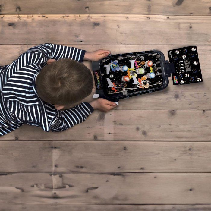 LEXIBOOK - Star Wars Electronic Pinball Machine - Sounds, lights, and on-screen score display—play alone or challenge your friends