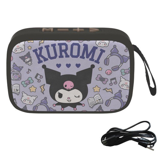 Kuromi Portable Bluetooth Speaker - Lexibook  - Wireless - USB-C - SD/TF Card - Rechargeable Battery