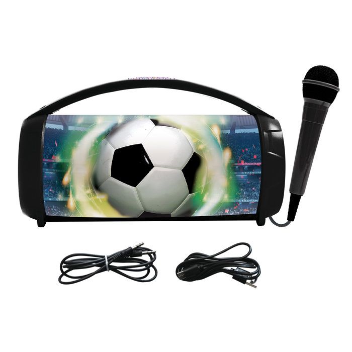 Bluetooth Speaker - Lexibook - Soccer - Stitch Snow Globe - Blue - USB-C Rechargeable - Decorative Design