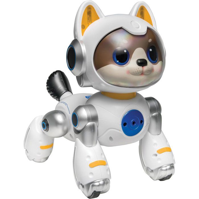 LEXIBOOK - Cyber Power Puppy  My Faithful High-Tech Companion - Remote-Controlled Voice Commands - Dances, Walks, and Imitates a Real Dog