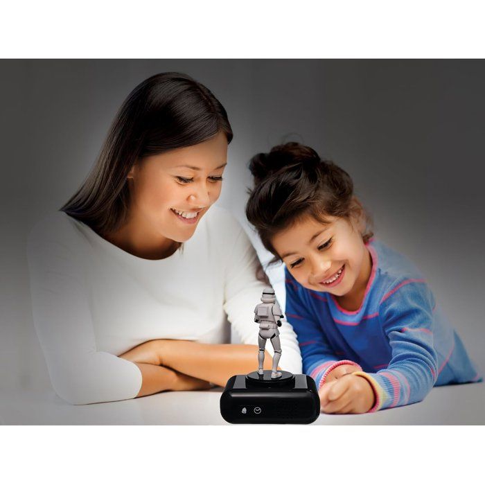 LEXIBOOK - Stormtrooper Digital Alarm Clock with Night Light and Sound Effects