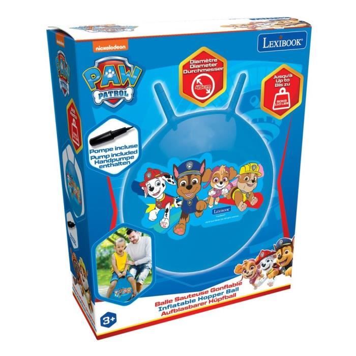 PAT PATROUILLE - Inflatable Jumping Ball - 45cm - from 3 years old