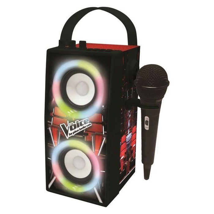 THE VOICE - Trendy Bluetooth speaker - Portable with microphone and light effects