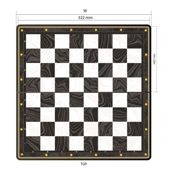 Foldable Magnetic Harry Potter Chess Set