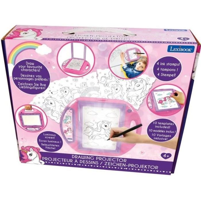 LEXIBOOK - Unicorn drawing projector - Patterns and stamps