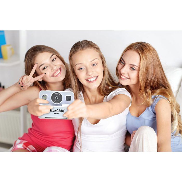 Instant camera with SD card