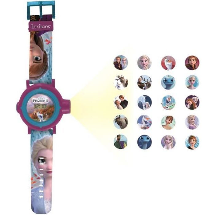 LA REINE DES NEIGES Digital watch with projection of 20 images - LEXIBOOK