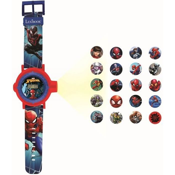 SPIDER-MAN Digital watch with projection of 20 images - LEXIBOOK