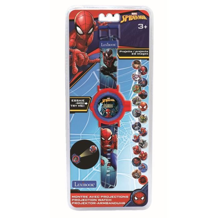 SPIDER-MAN Digital watch with projection of 20 images - LEXIBOOK