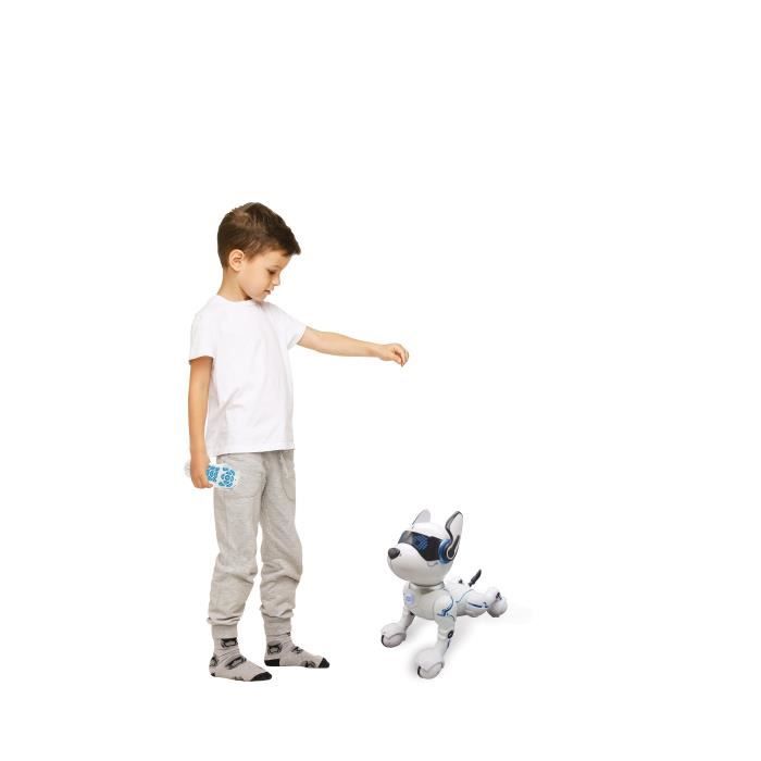 Power Puppy - My intelligent programmable and tactile robot dog with remote control - LEXIBOOK