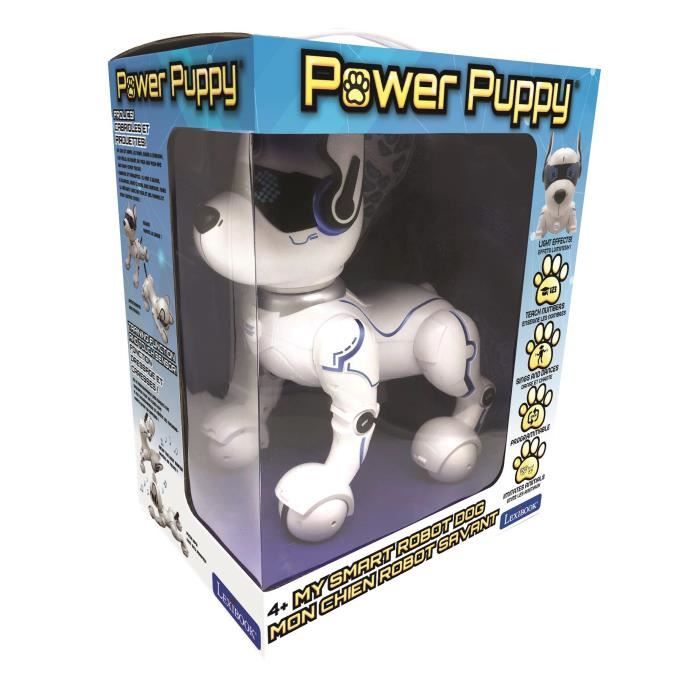 Power Puppy - My intelligent programmable and tactile robot dog with remote control - LEXIBOOK