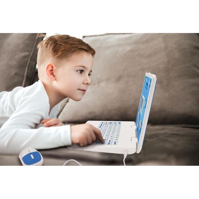 Bilingual educational computer with 124 activities (French / English)