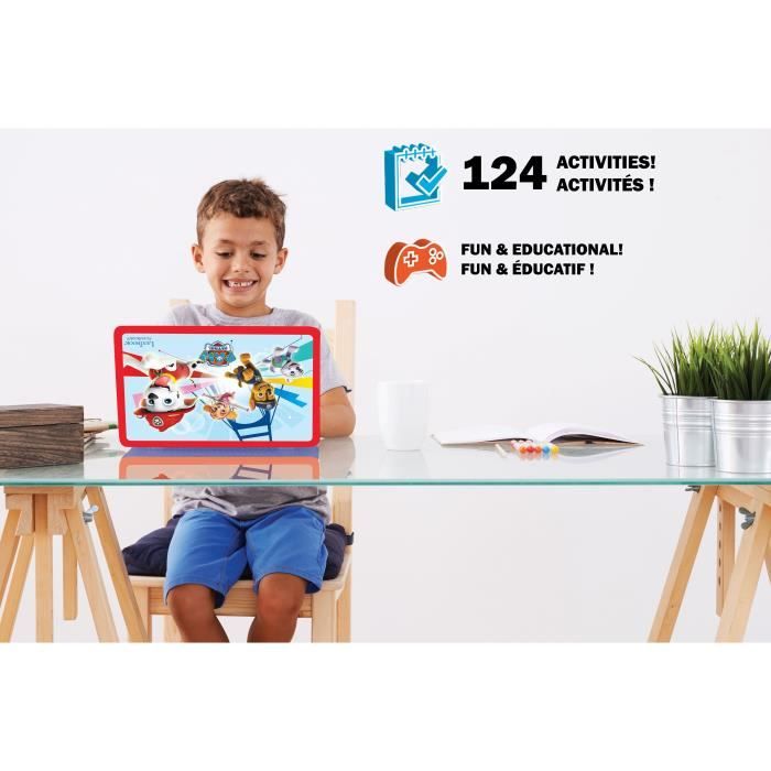 PAT 'PATROUILLE Bilingual educational computer (FR / EN) child LEXIBOOK - 124 activities